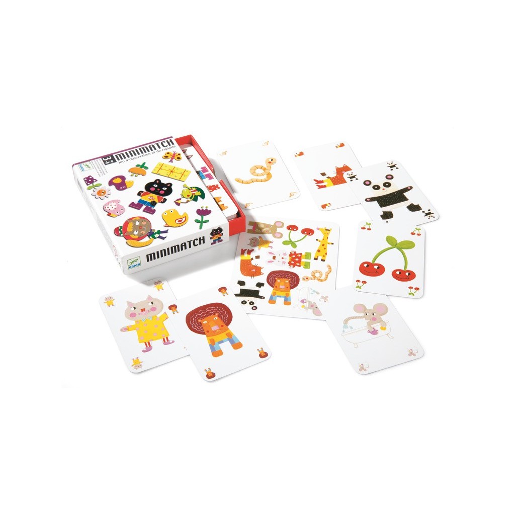 JEU DE CARTES - minimatch - Djeco