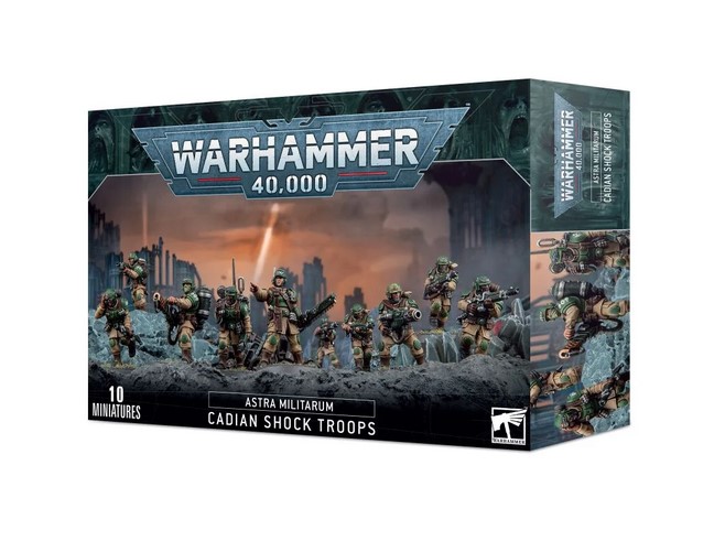 Astra Militarum: Cadian Shock Troops - Warhammer