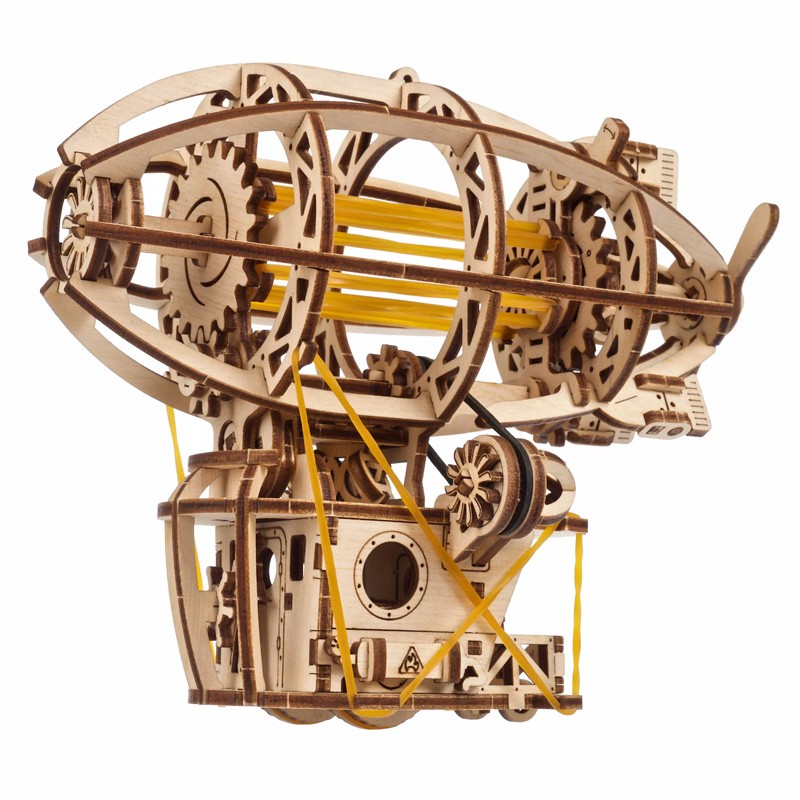Dirigeable Steampunk - Puzzle 3D en bois - UGEARS