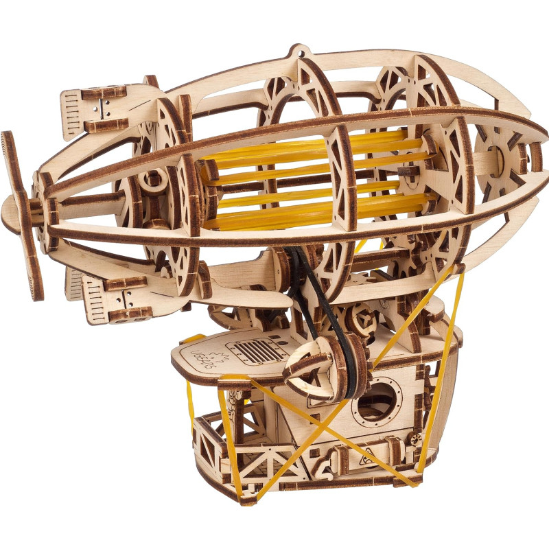 Dirigeable Steampunk - Puzzle 3D en bois - UGEARS