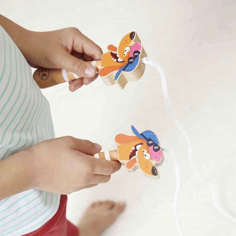 APPLEPOP - CORDE A SAUTER CHIEN - Janod