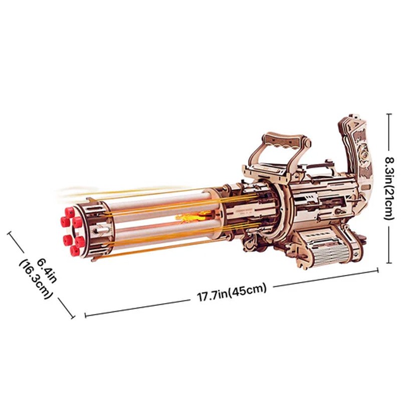 Rotating barrel machine gun - Rokr