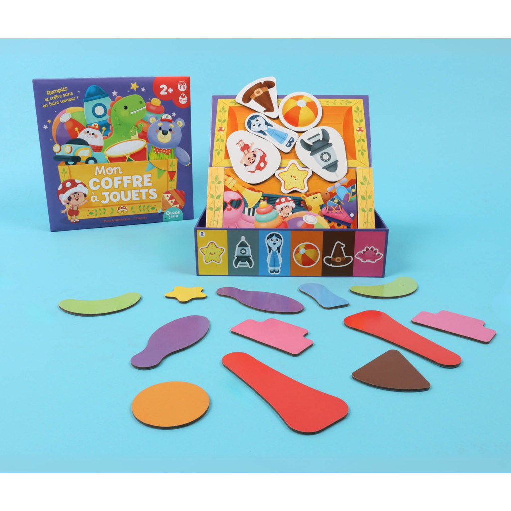 Grands jeux - Mon coffre à jouets - Auzou