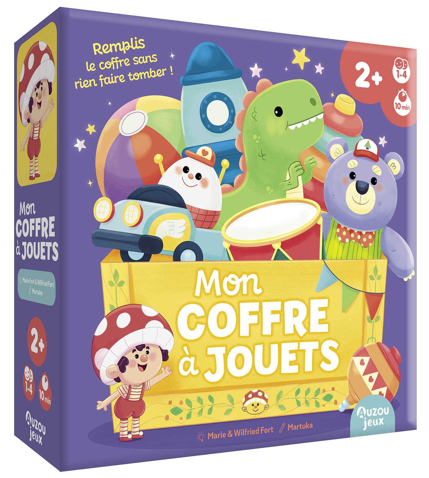 Grands jeux - Mon coffre à jouets - Auzou