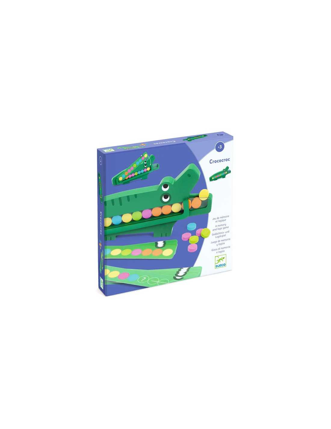 Jeu éducatif bois - Crococroc - Djeco
