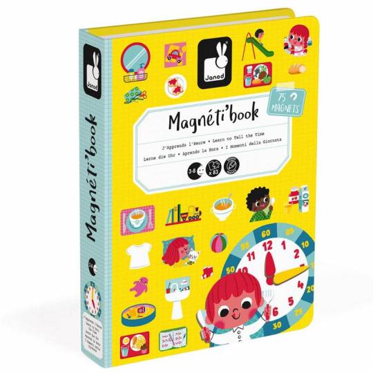 MAGNETI'BOOK J'APPRENDS L'HEURE - Janod