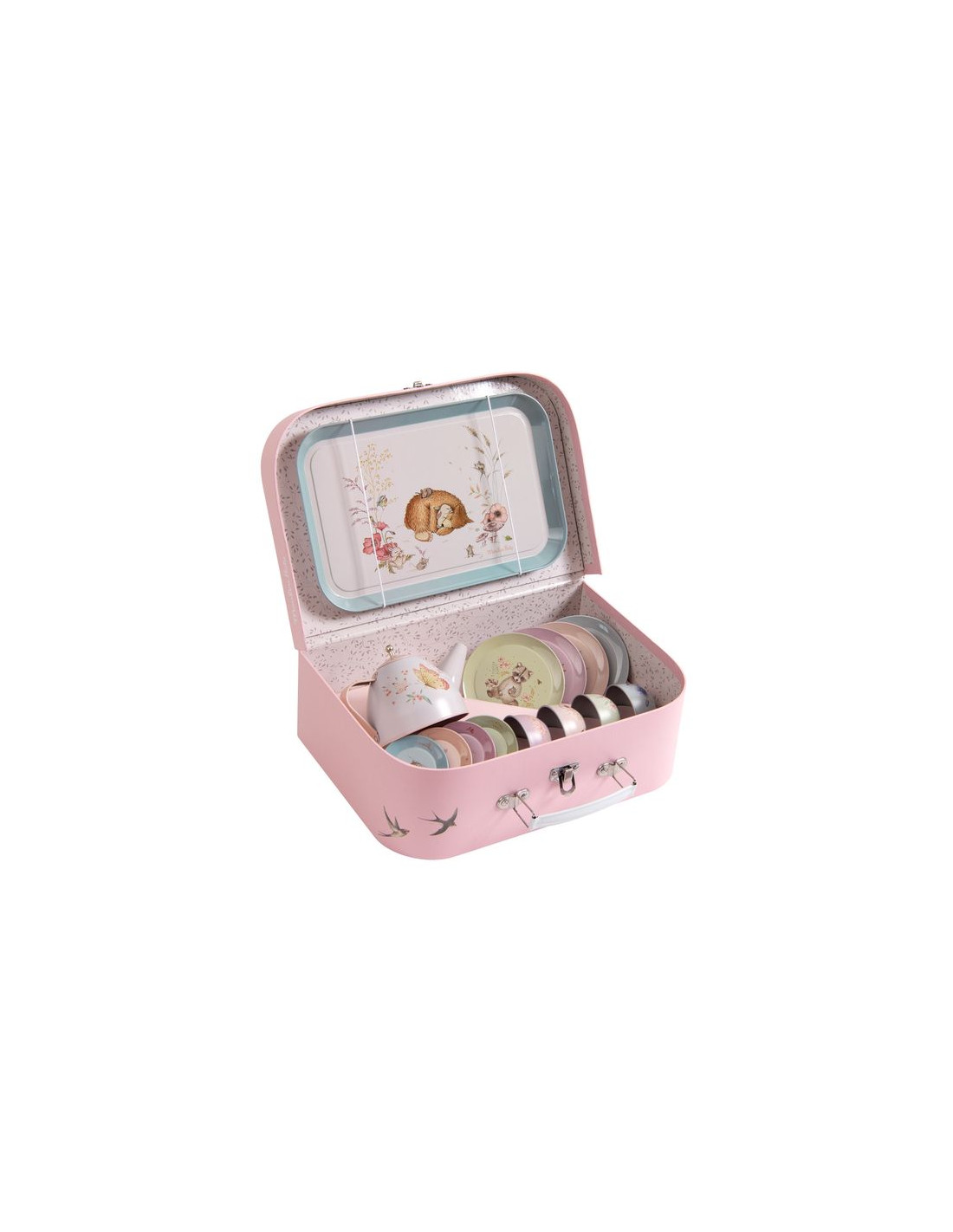 valise service à thé - les rosalies - Moulin roty