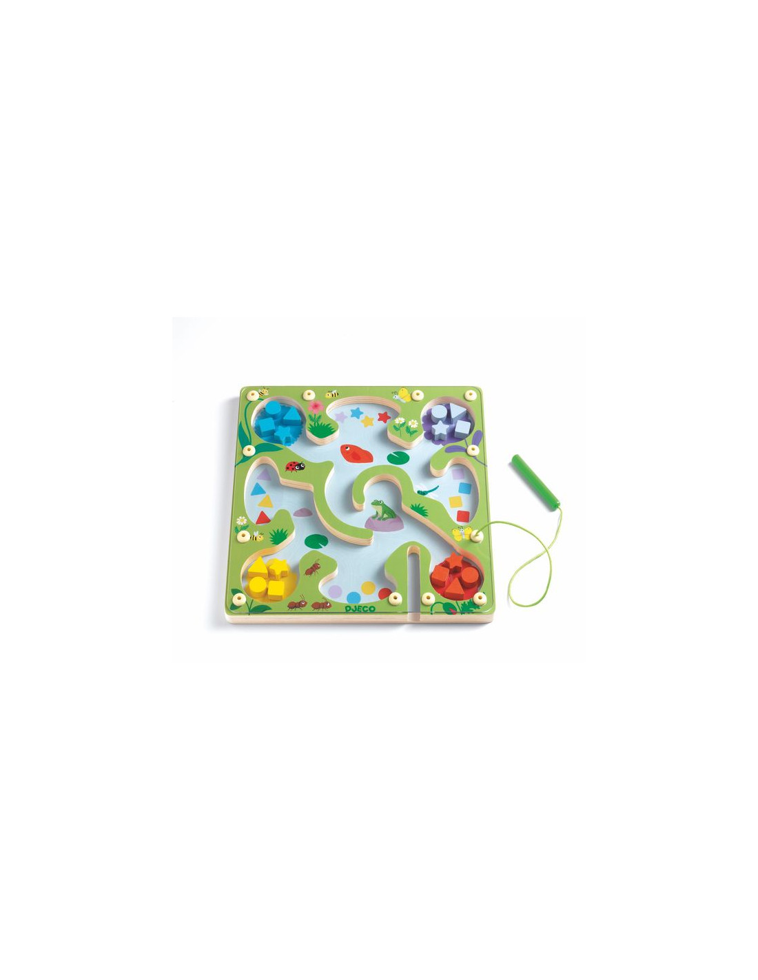 Jeu educatif bois - Frogymaze - Djeco