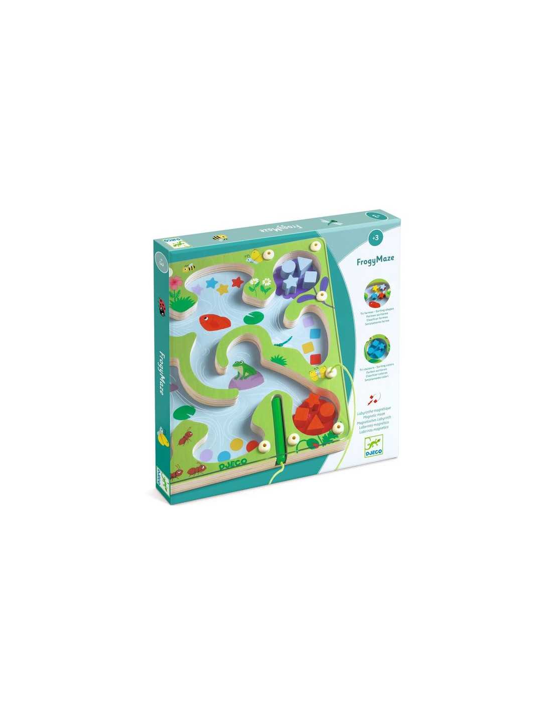 Jeu educatif bois - Frogymaze - Djeco