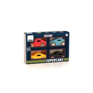 Coffret de 4 voitures Super cars - Vilac