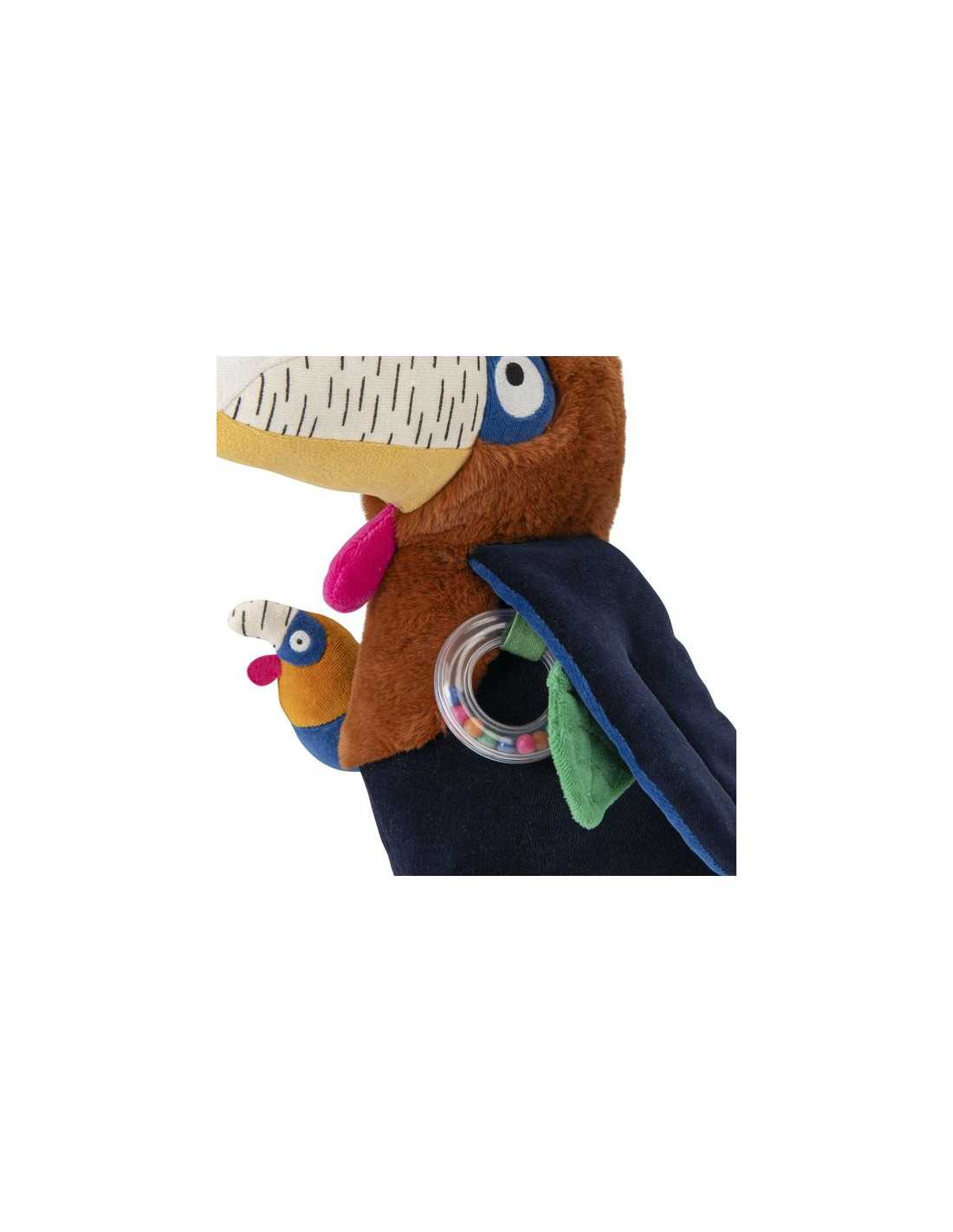 Peluche Grand calao Litchi d'activités - Moulin Roty