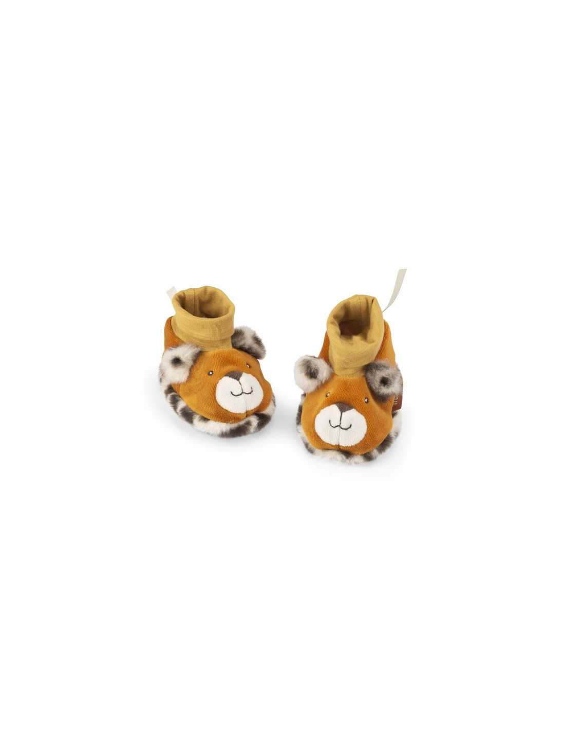 Chaussons léopard Taïgo - Moulin Roty