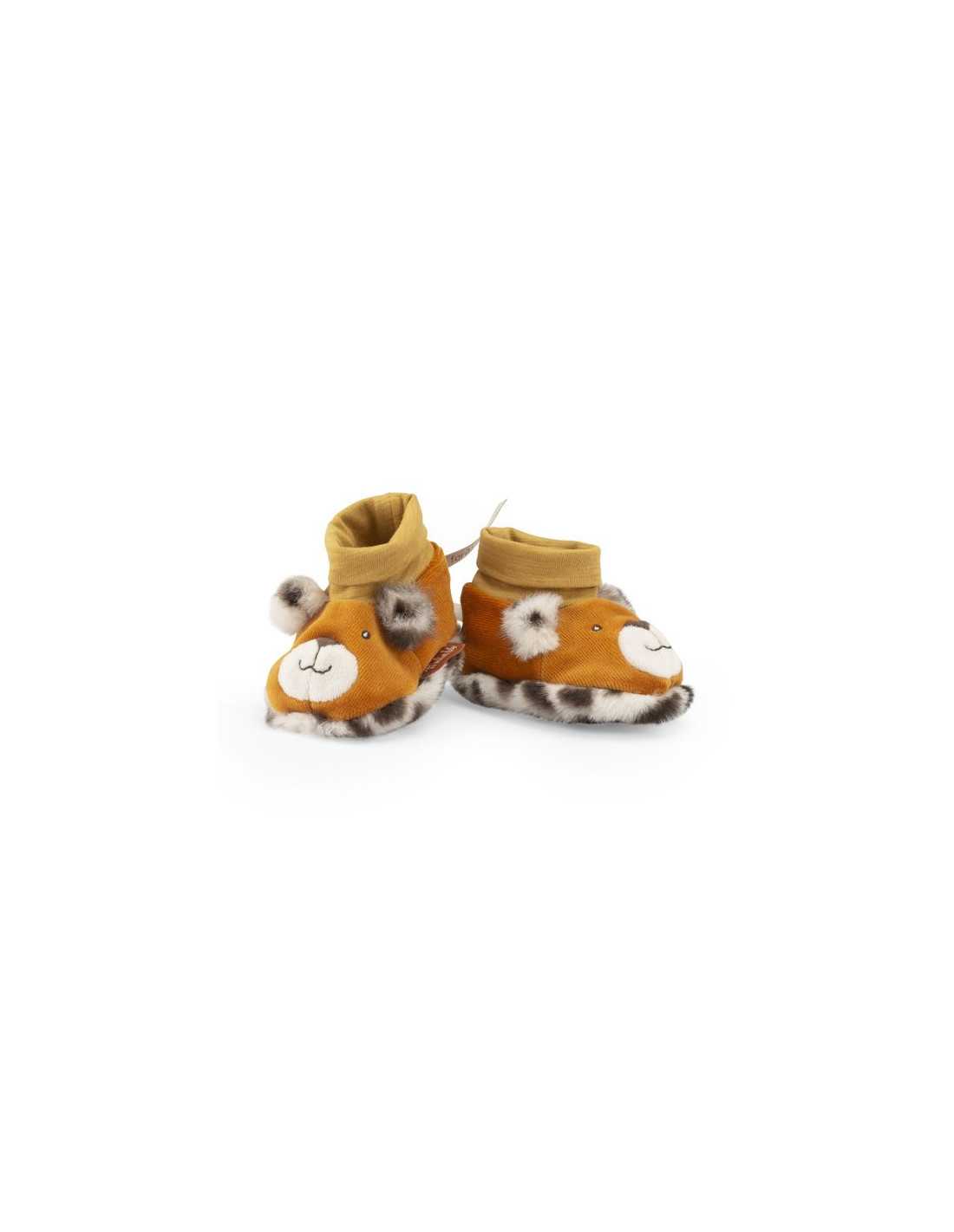 Chaussons léopard Taïgo - Moulin Roty