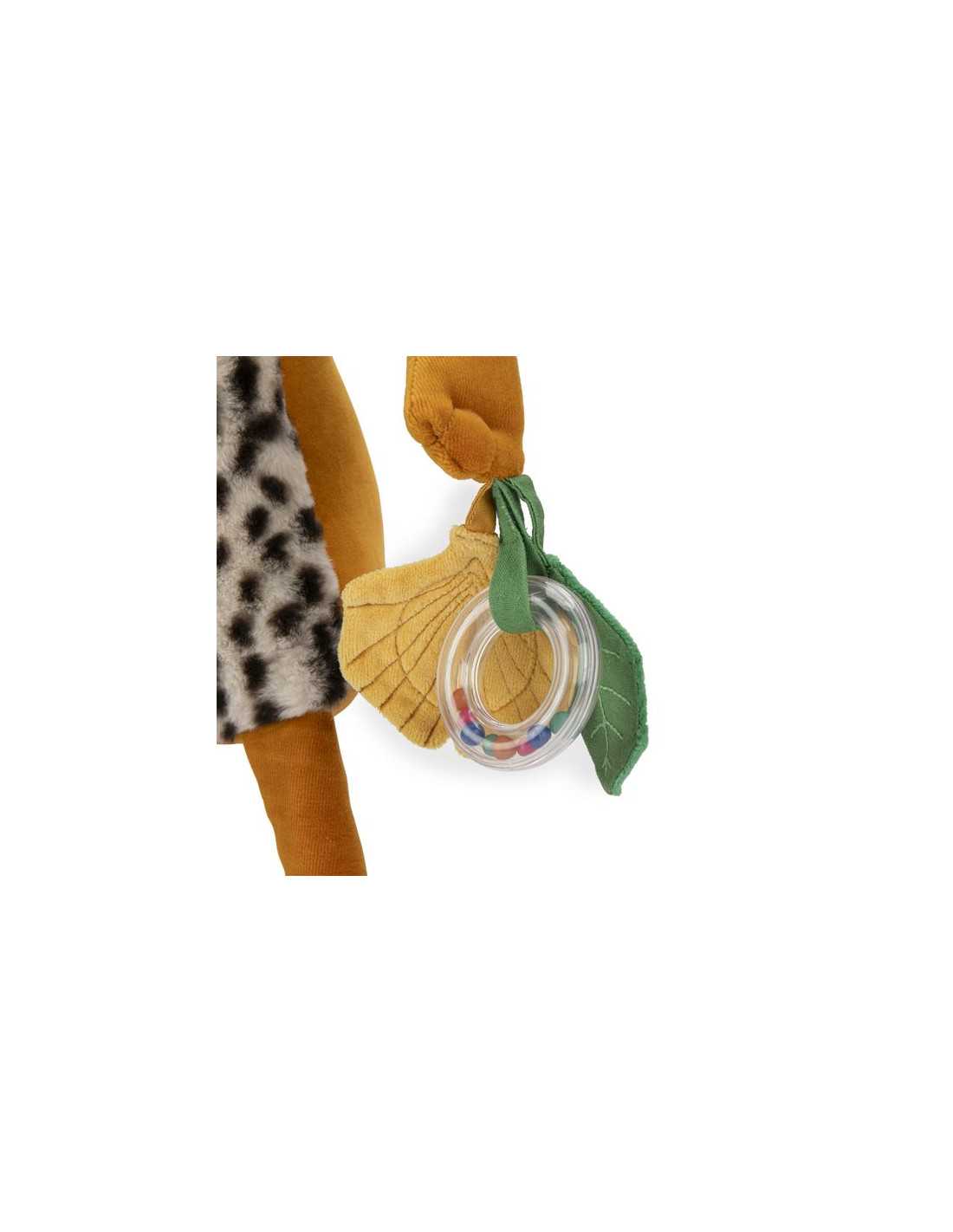 Peluche d'activités Grand léopard Taïgo - La forêt Mawa - Moulin Roty