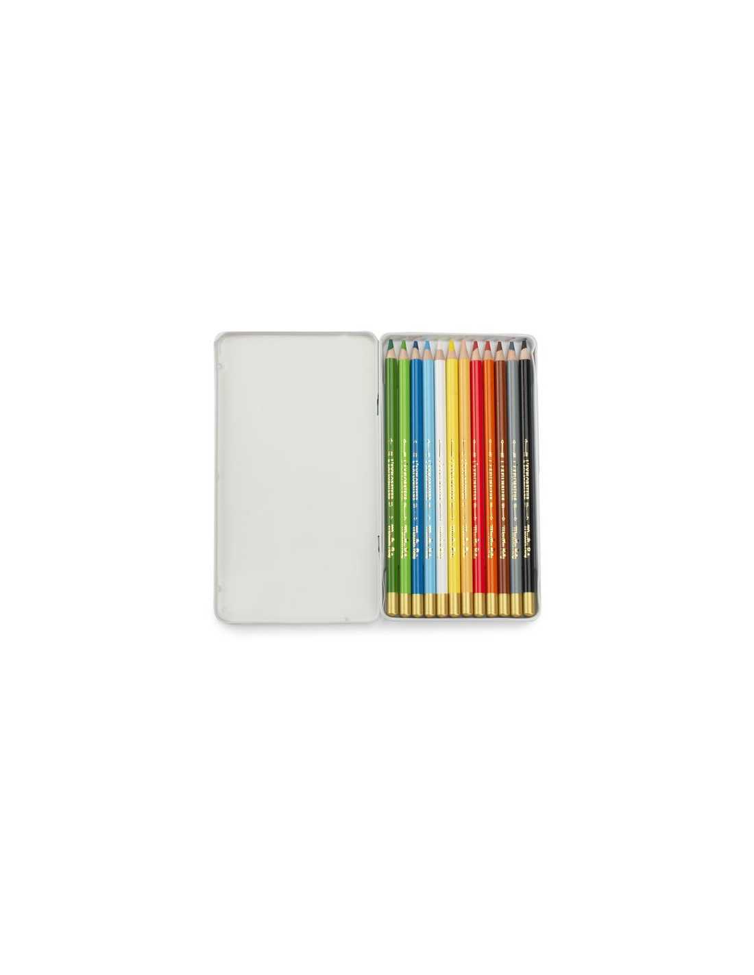 12 crayons de couleurs - Le jardin du moulin - Moulin Roty