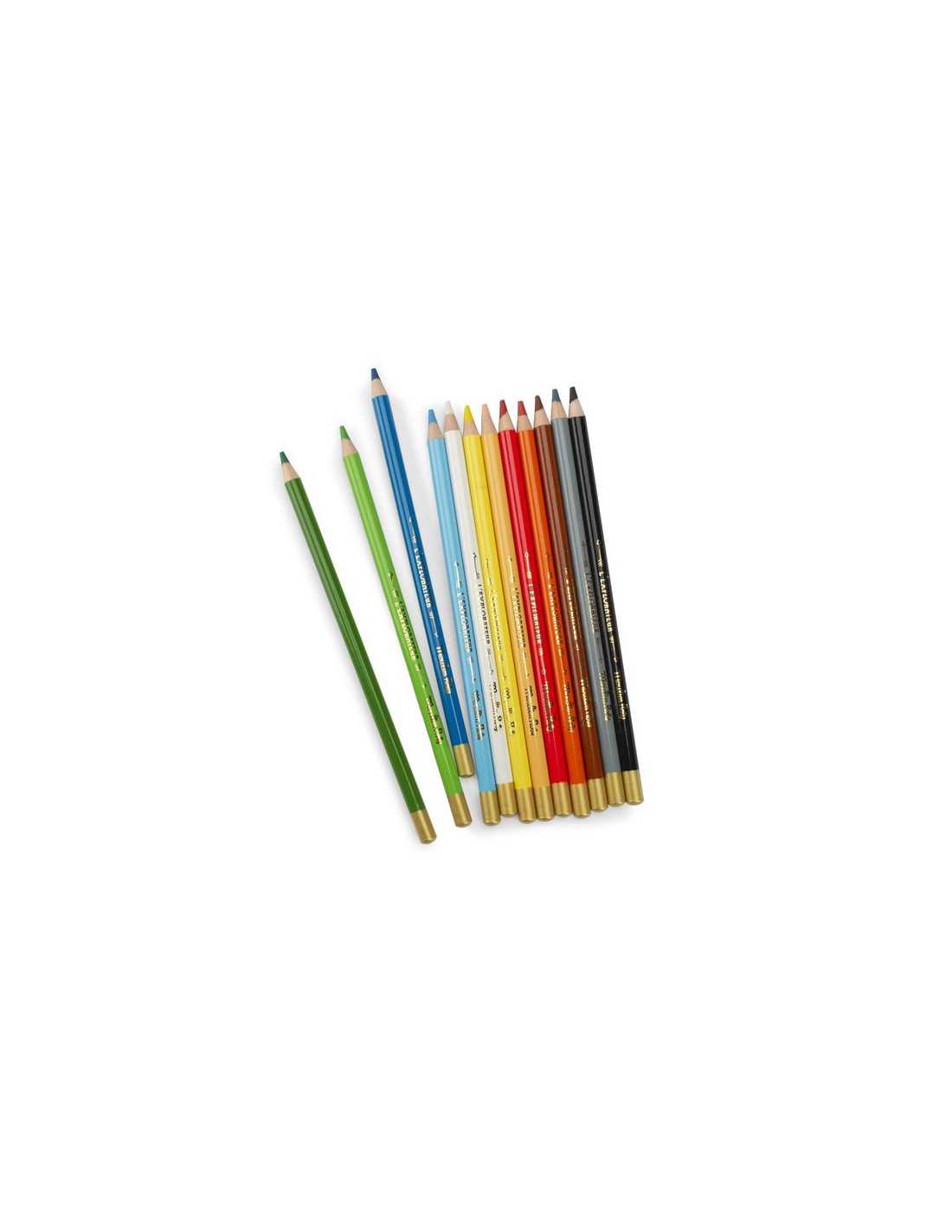 12 crayons de couleurs - Le jardin du moulin - Moulin Roty