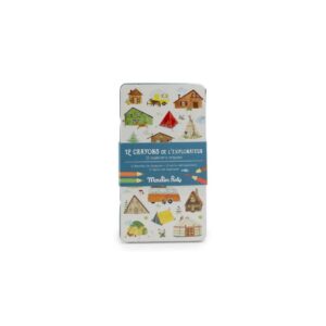 12 crayons de couleurs - Le jardin du moulin - Moulin Roty