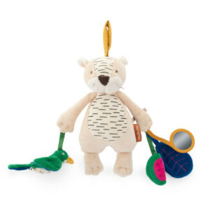 Peluche Tigre Baboo d'activités à suspendre - Moulin Roty