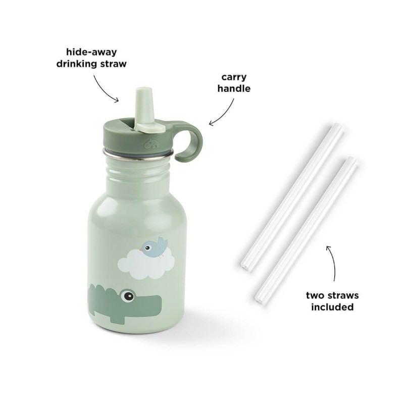 Bouteille en métal - Playground - Vert - 350 ml - Done by Deer