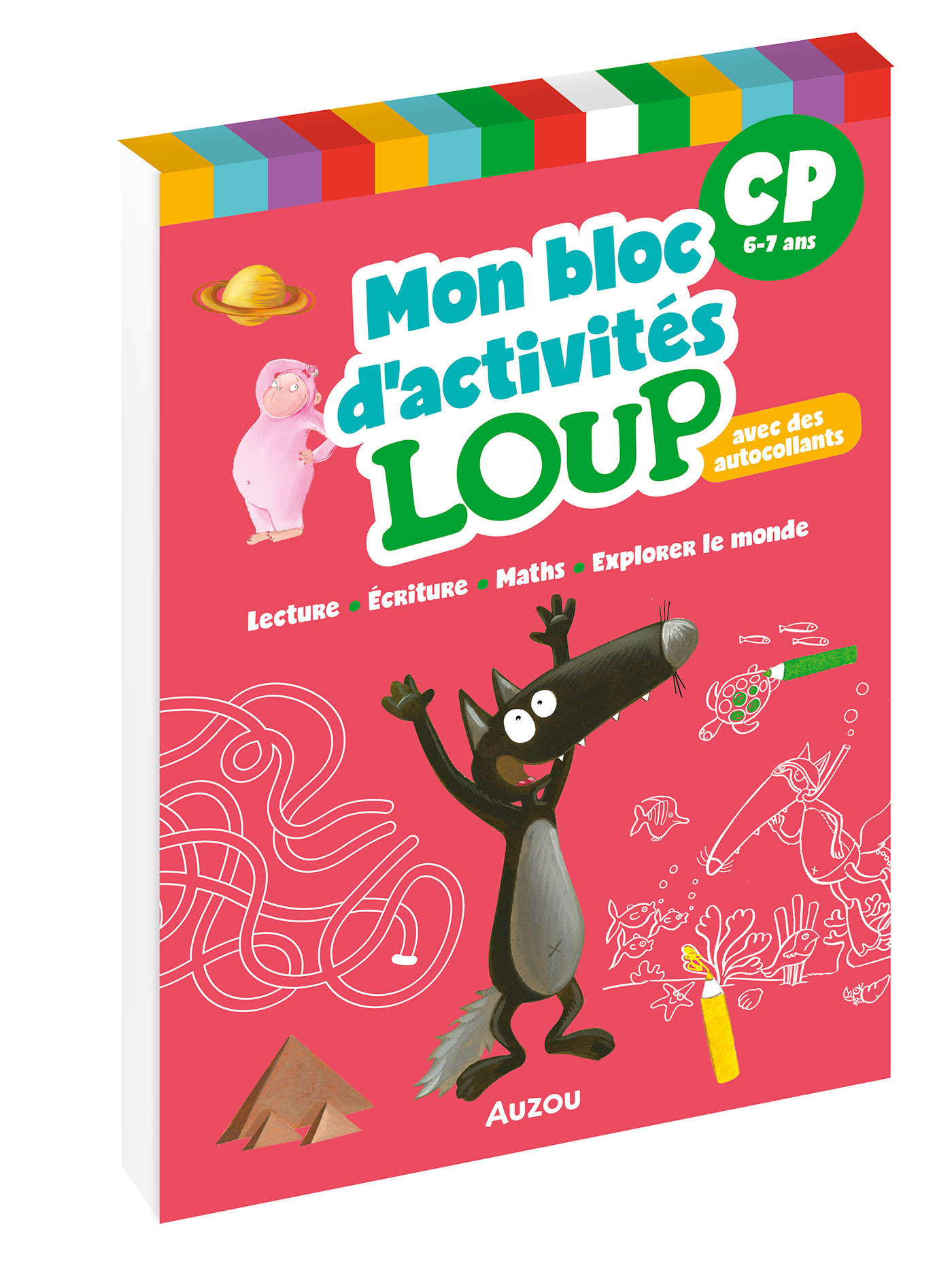 Mon bloc d'activités loup - CP - Auzou