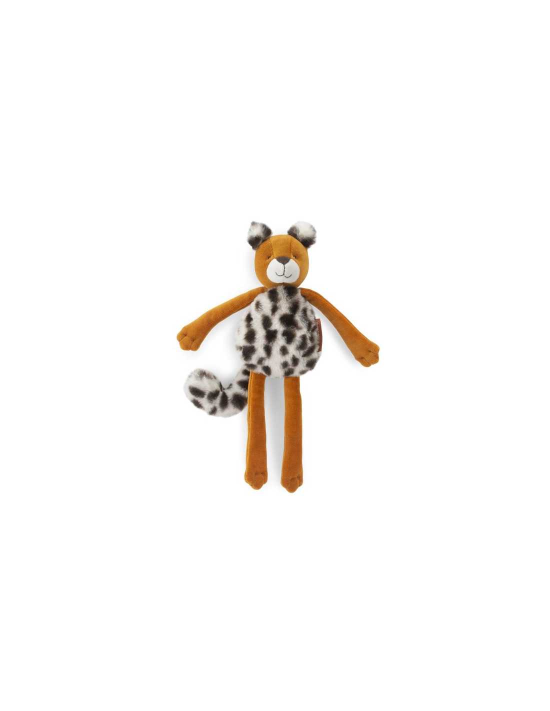 Doudou hochet léopard Taïgo - Moulin Roty