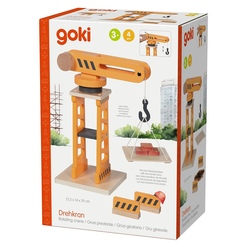 Grue pivotante en bois - goki