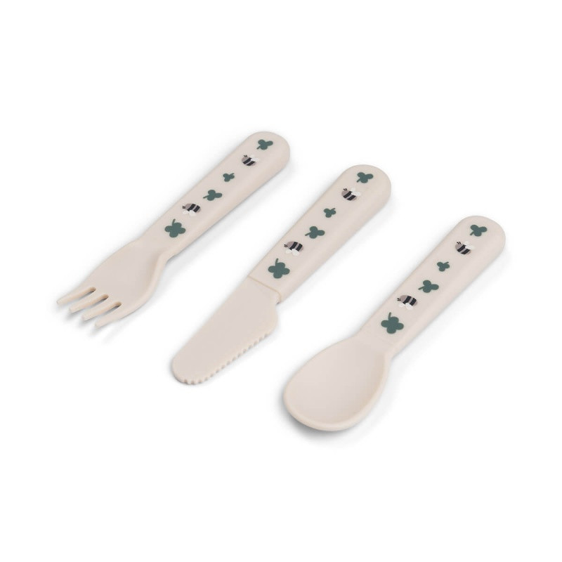 foodie couverts set de 3 - tiny farm - sable - Done by Deer