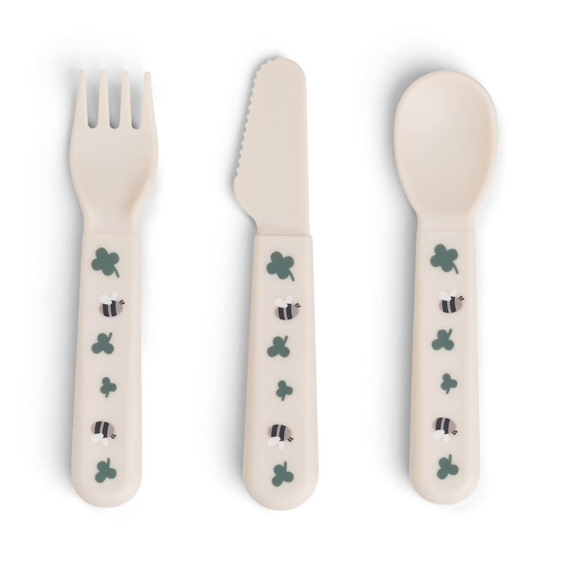 foodie couverts set de 3 - tiny farm - sable - Done by Deer