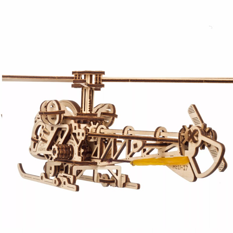 Mini Hélicoptère - Puzzle 3D en bois - UGEARS