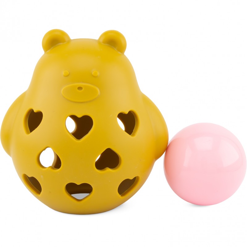 SILICONE : BALOUNE OURSON JAUNE - Ulysse