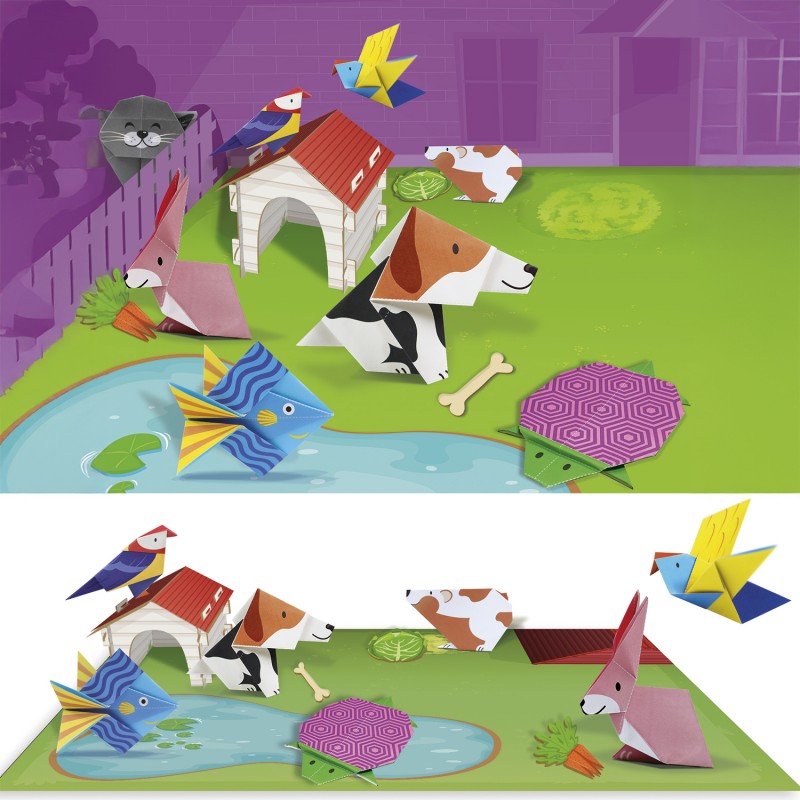 ORIGAMI CREATE MY OWN PETS - Ulysse