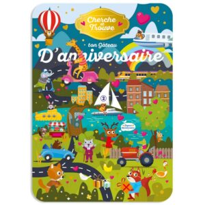 CARTE POSTALE JOYEUX ANNIVERSAIRE + ENVELOPPE