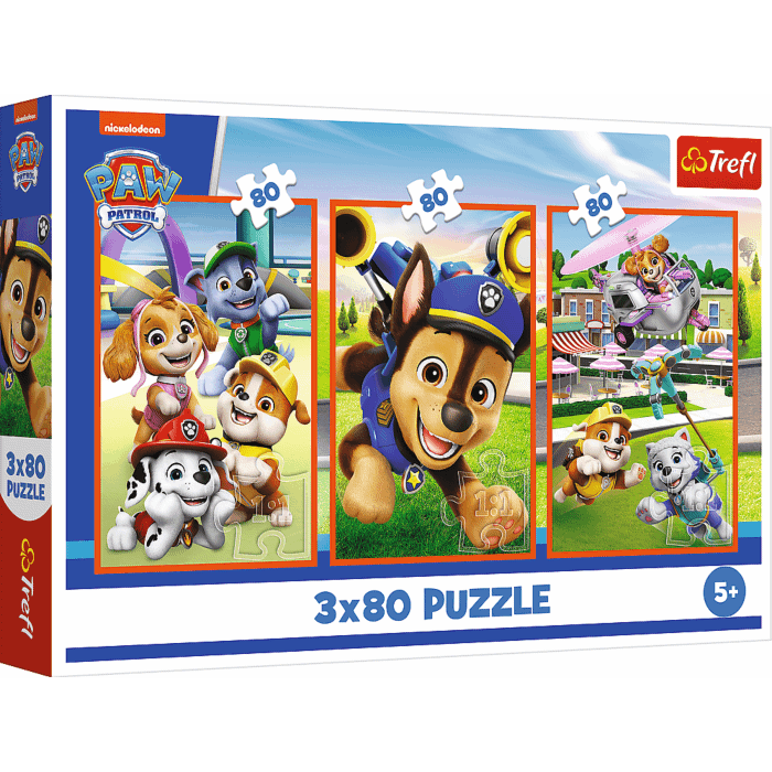 Puzzle 3X80 - BANDE DE CHIEN - PAW PATROL – TREFL