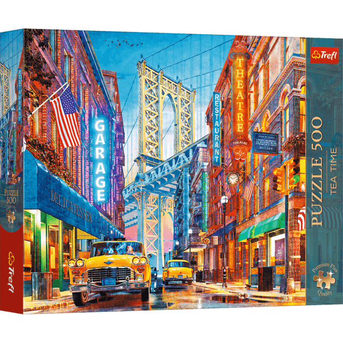 Puzzle 500p Prenium plus - Manhattan Bridge - Trefl