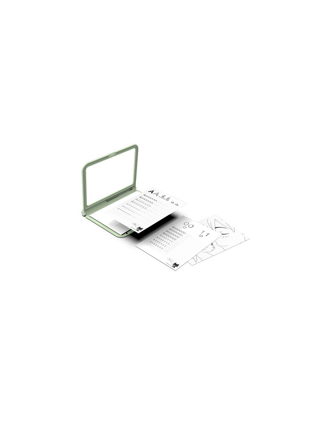 KIDYDRAW-PRO Tablette lumineuse nomade verte - Kidywolf
