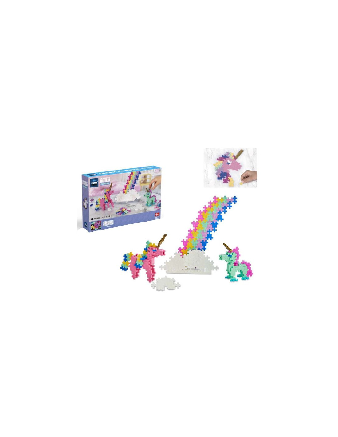 Kit découverte Licornes - 275 Pcs - Plus-plus