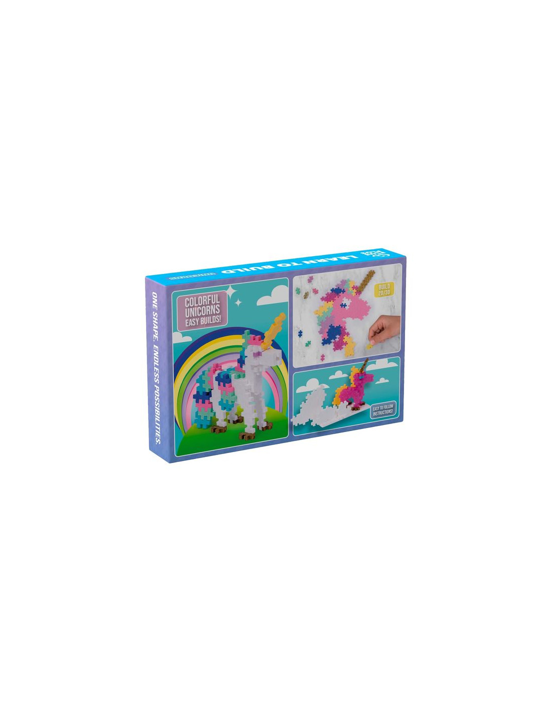 Kit découverte Licornes - 275 Pcs - Plus-plus