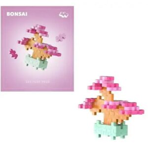 Pop Plante 50 pcs Bonzaï rose - Plus-plus