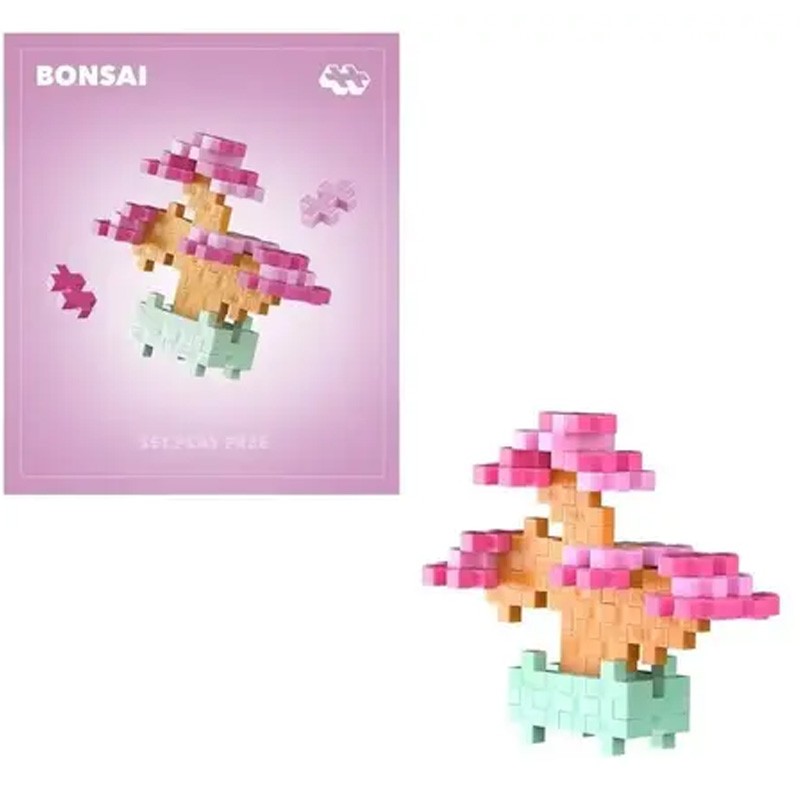 Pop Plante 50 pcs Bonzaï rose - Plus-plus