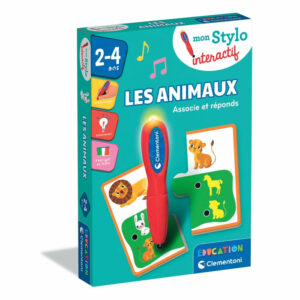 MON STYLO INTERACTIF - LES ANIMAUX - Clementoni