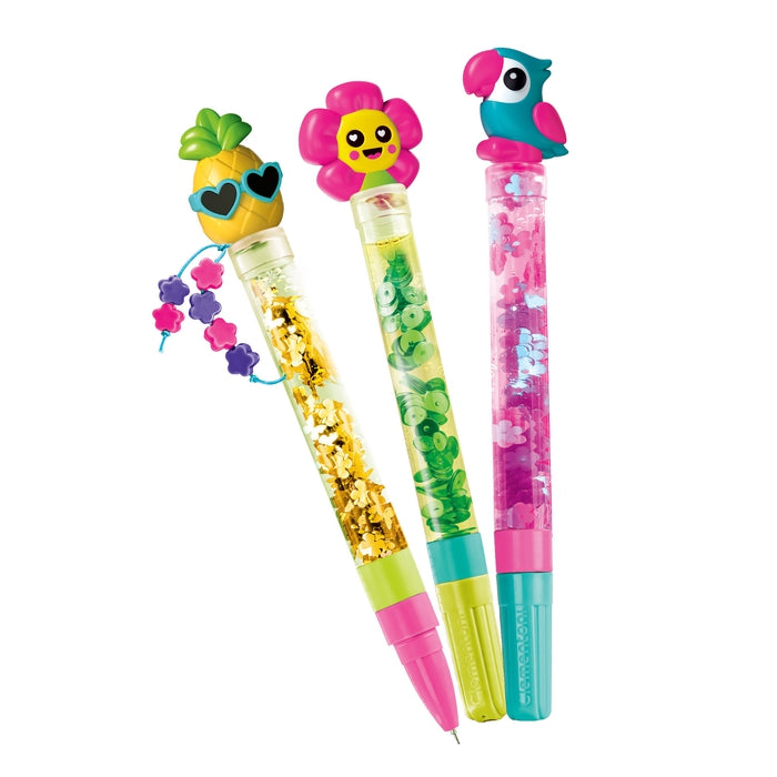Crée tes stylos Messages - tropical - Clementoni