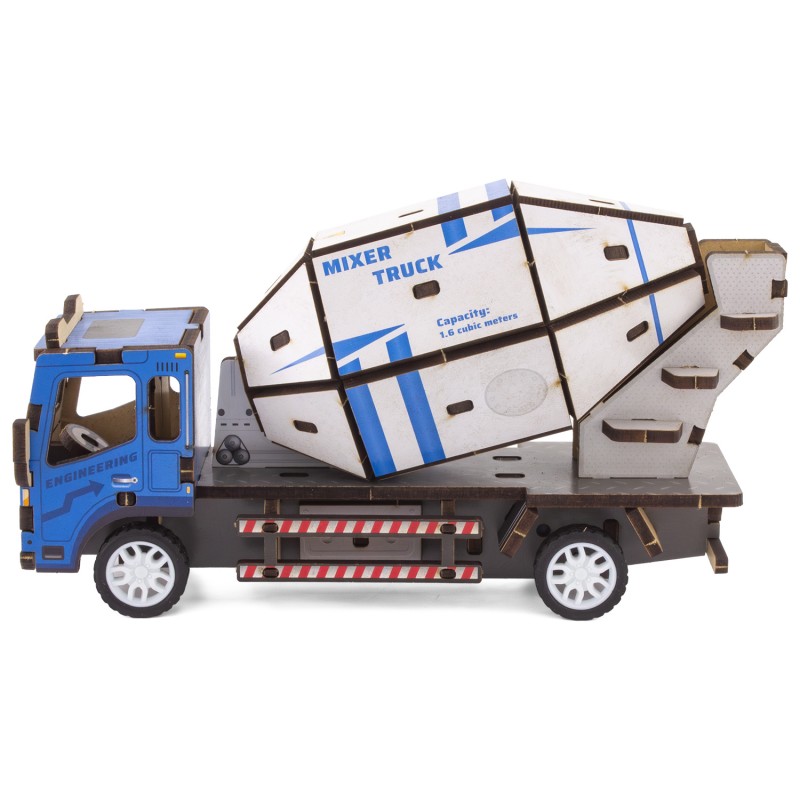 MAQUETTE EN BOIS : CAMION TOUPIE (RÉTRO FRICTION) - Ulysse