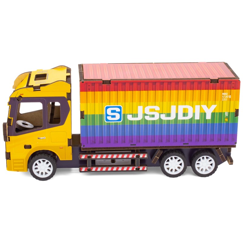 MAQUETTE EN BOIS : CAMION PORTEUR (RÉTRO FRICTION) - Ulysse