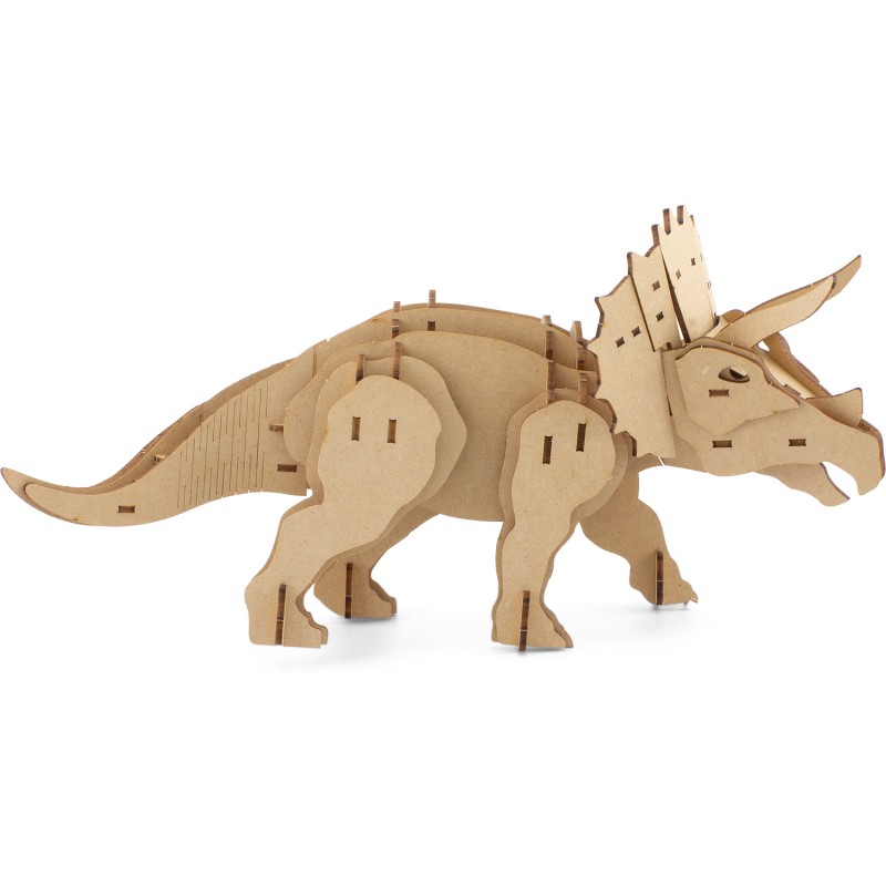 MAQUETTE EN BOIS : TRICÉRATOPS - Ulysse