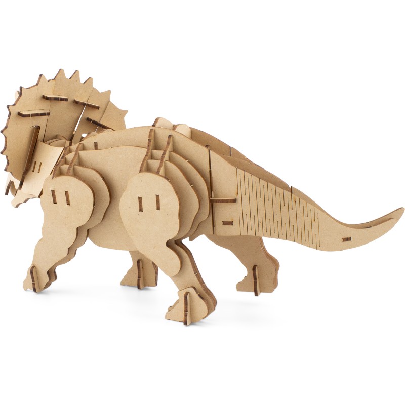 MAQUETTE EN BOIS : TRICÉRATOPS - Ulysse