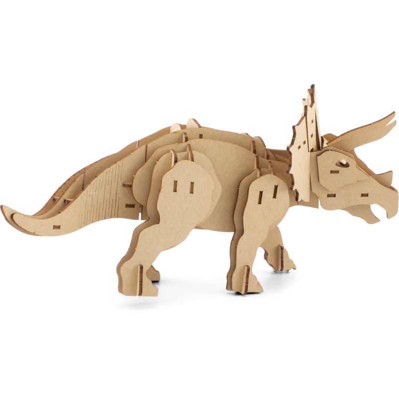 MAQUETTE EN BOIS : TRICÉRATOPS - Ulysse