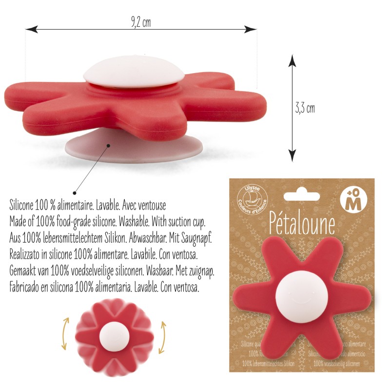 SILICONE : Pétaloune 6P Rouge - Ulysse