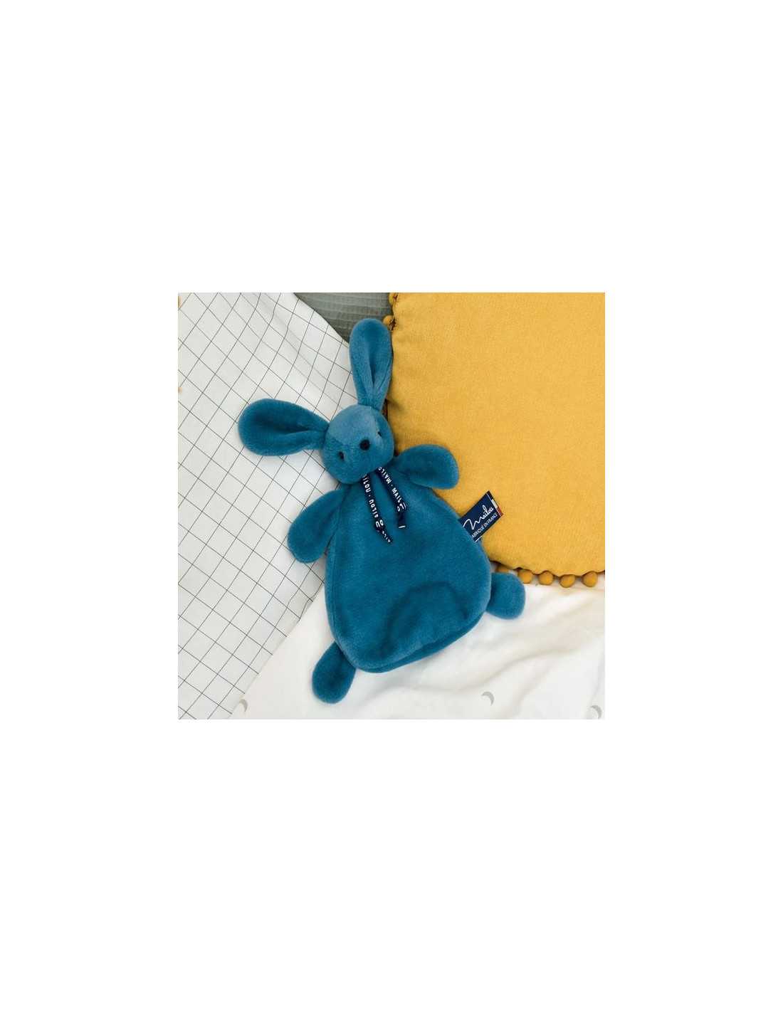 Lapin DORLOTIN - Doudou - Bleu Minéral - Maïlou