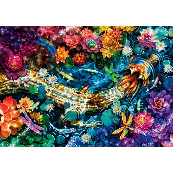 PUZZLE COMPACT 1000 PIECES - koi river - Clementoni