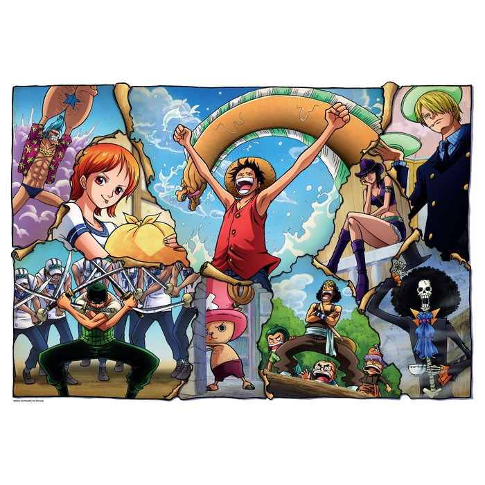 PUZZLE 500 PIECES CUBES ANIMES one piece - Clementoni
